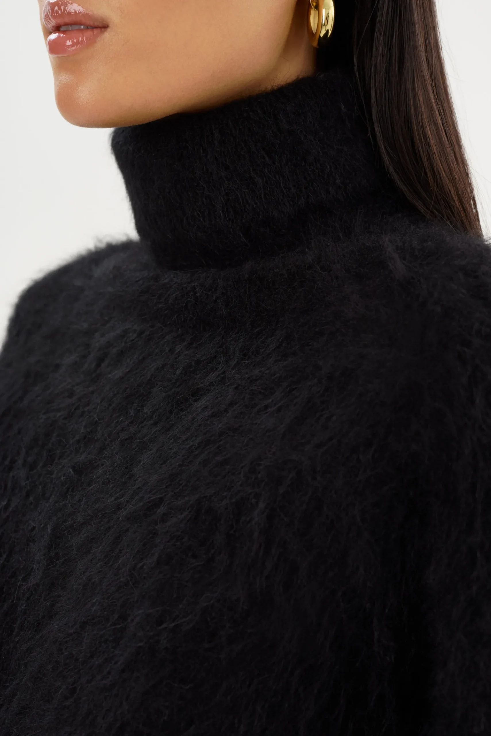 Fashion LAMARQUE GARCELLE | Wool Turtleneck Sweater Black