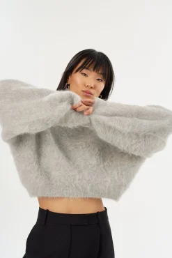 Online LAMARQUE GARCELLE | Wool Turtleneck Sweater Heather Grey