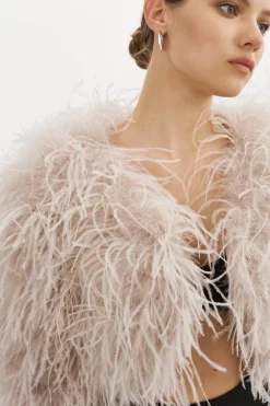 Store LAMARQUE HALLIE | Ostrich Feather Jacket Feather Pink