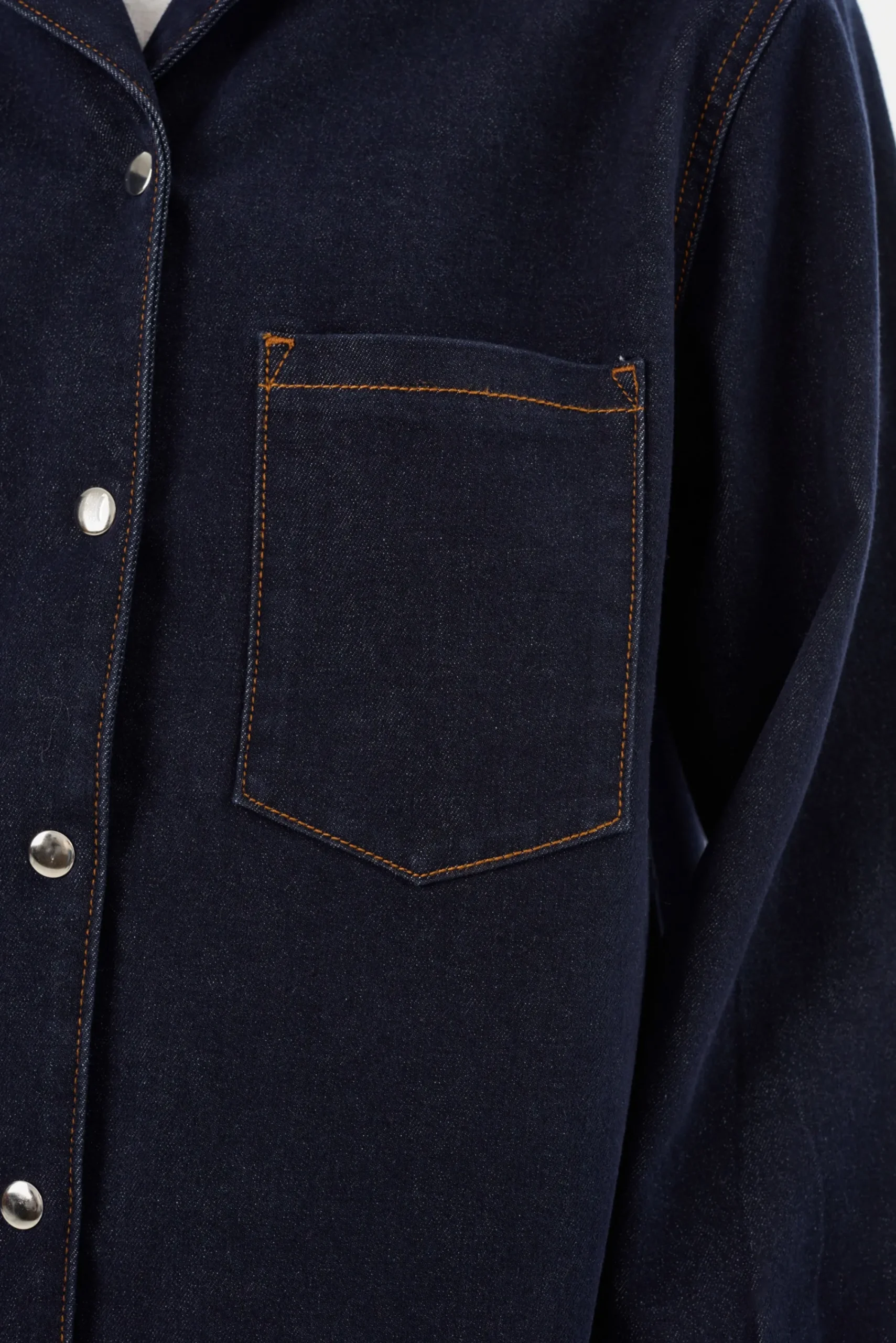 Sale LAMARQUE HAYA D | Denim Shacket Dark Indigo