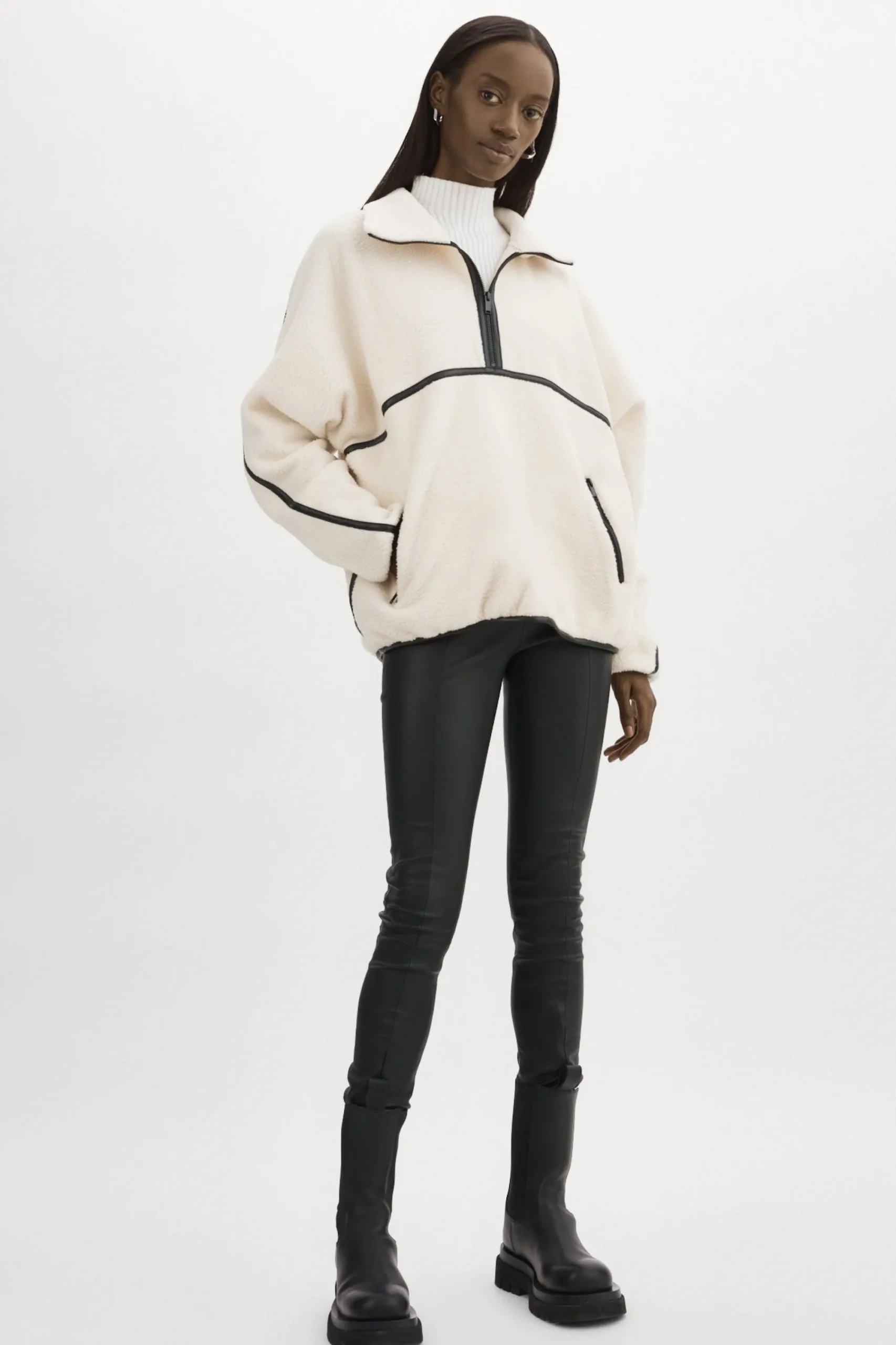 Store LAMARQUE HELSA | Polar Fleece Pullover Ivory