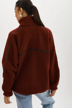 Best LAMARQUE HELSA | Polar Fleece Pullover Syrah