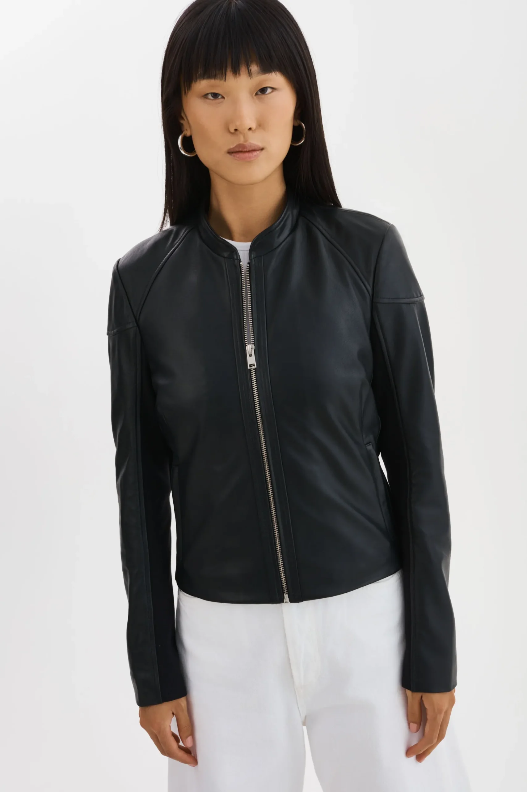 Cheap LAMARQUE HIRA | Fitted Leather Jacket Black