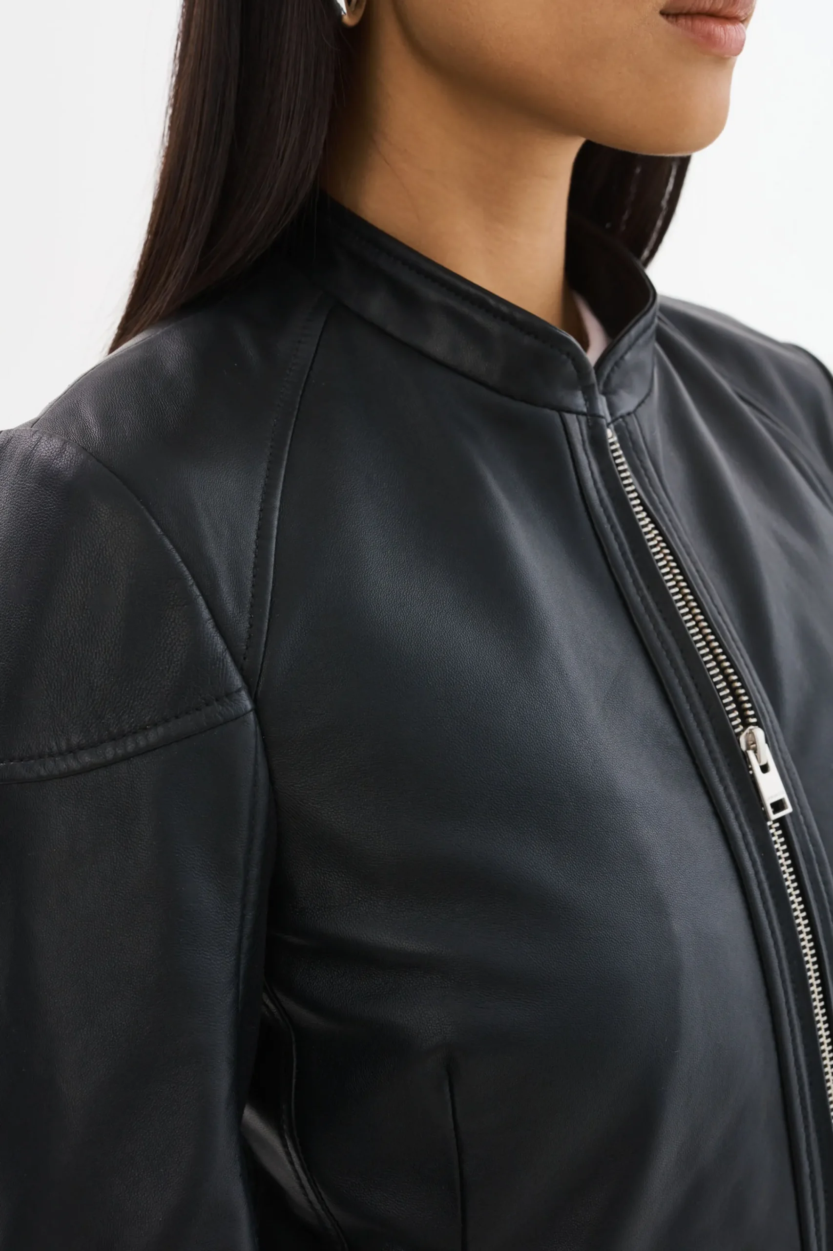 Cheap LAMARQUE HIRA | Fitted Leather Jacket Black