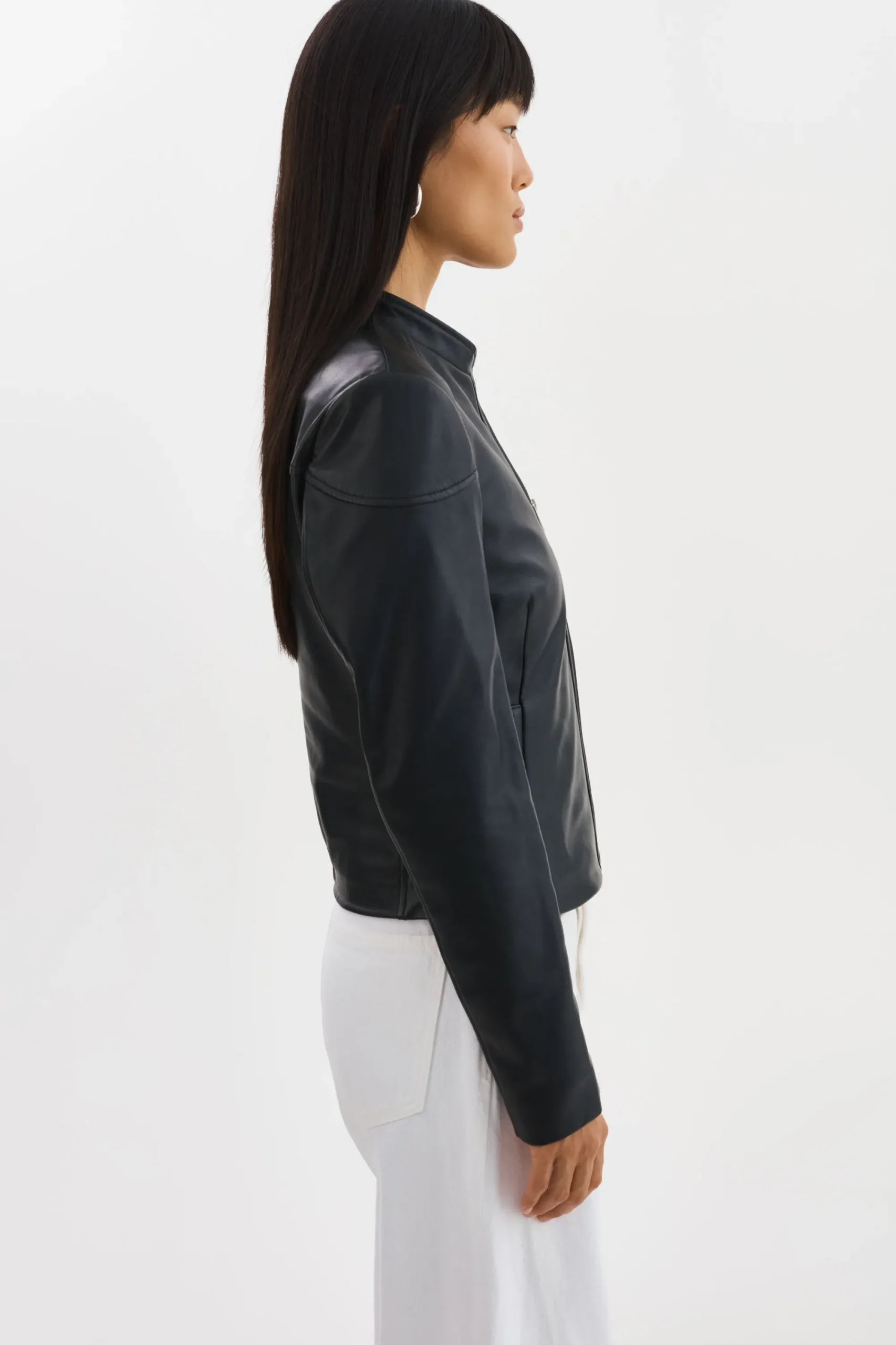 Cheap LAMARQUE HIRA | Fitted Leather Jacket Black