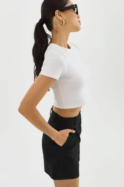 Shop LAMARQUE INGA | Cropped T-Shirt White