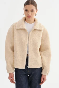 Fashion LAMARQUE JAYNA | Sherpa Jacket Beige