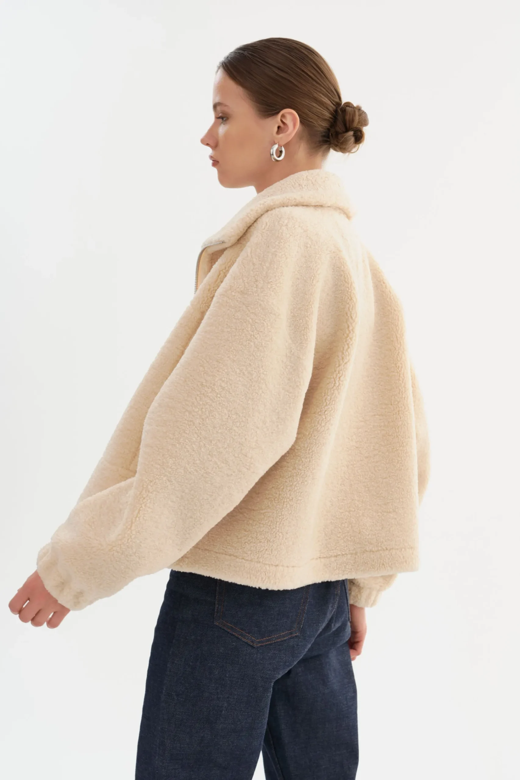 Fashion LAMARQUE JAYNA | Sherpa Jacket Beige