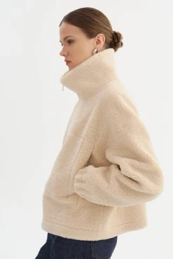 Fashion LAMARQUE JAYNA | Sherpa Jacket Beige