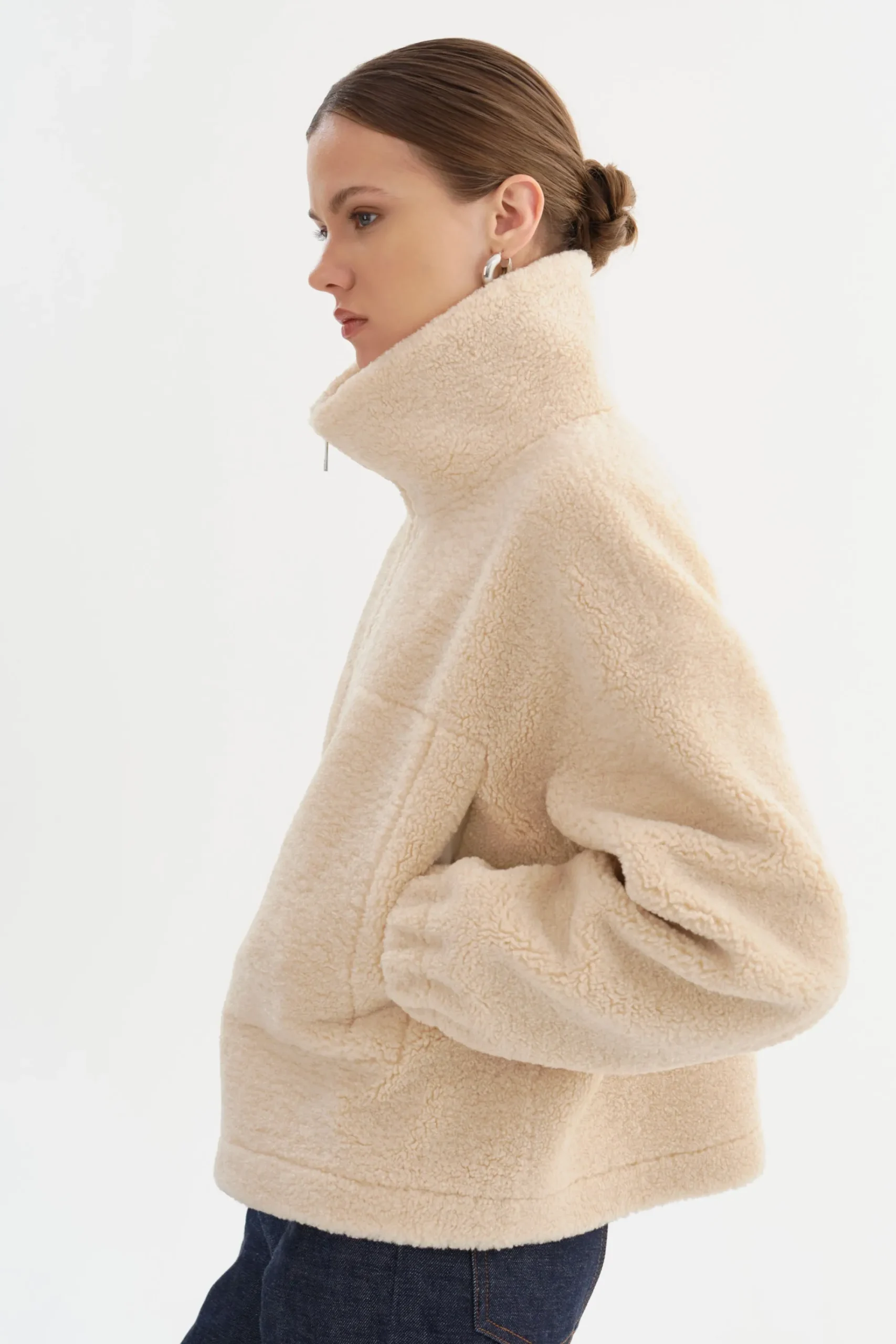 Fashion LAMARQUE JAYNA | Sherpa Jacket Beige