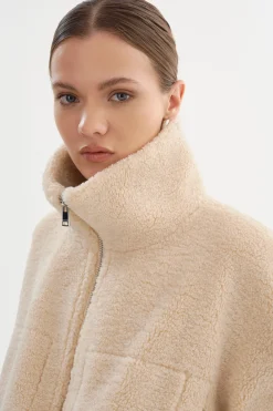 Fashion LAMARQUE JAYNA | Sherpa Jacket Beige