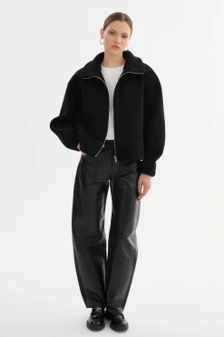 Hot LAMARQUE JAYNA | Sherpa Jacket Black