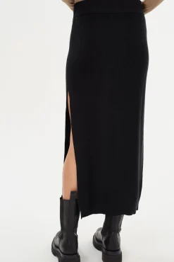 Cheap LAMARQUE JILLIAN | Knit Midi Skirt Black
