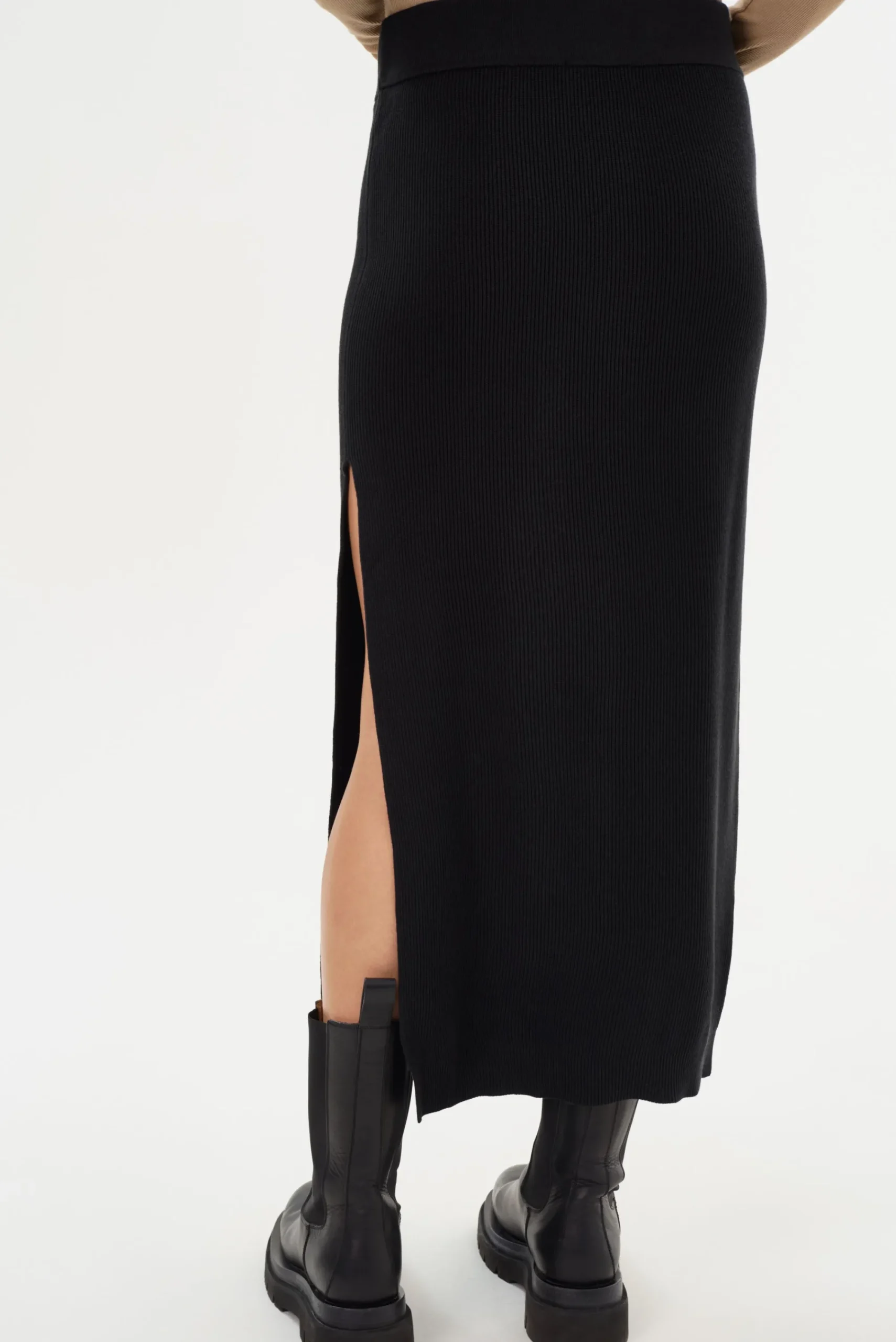 Cheap LAMARQUE JILLIAN | Knit Midi Skirt Black