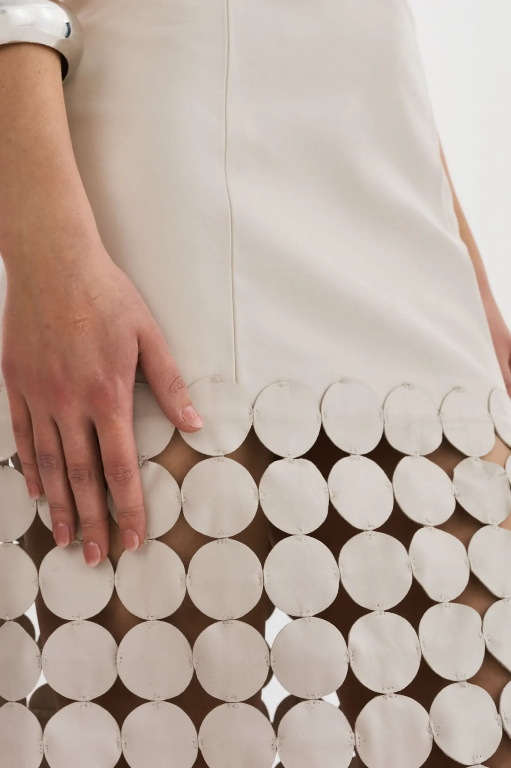 Outlet LAMARQUE KALI | Multi-Circle Maxi Skirt Bone