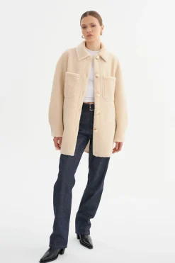 Store LAMARQUE KANE | Sherpa Shacket Beige