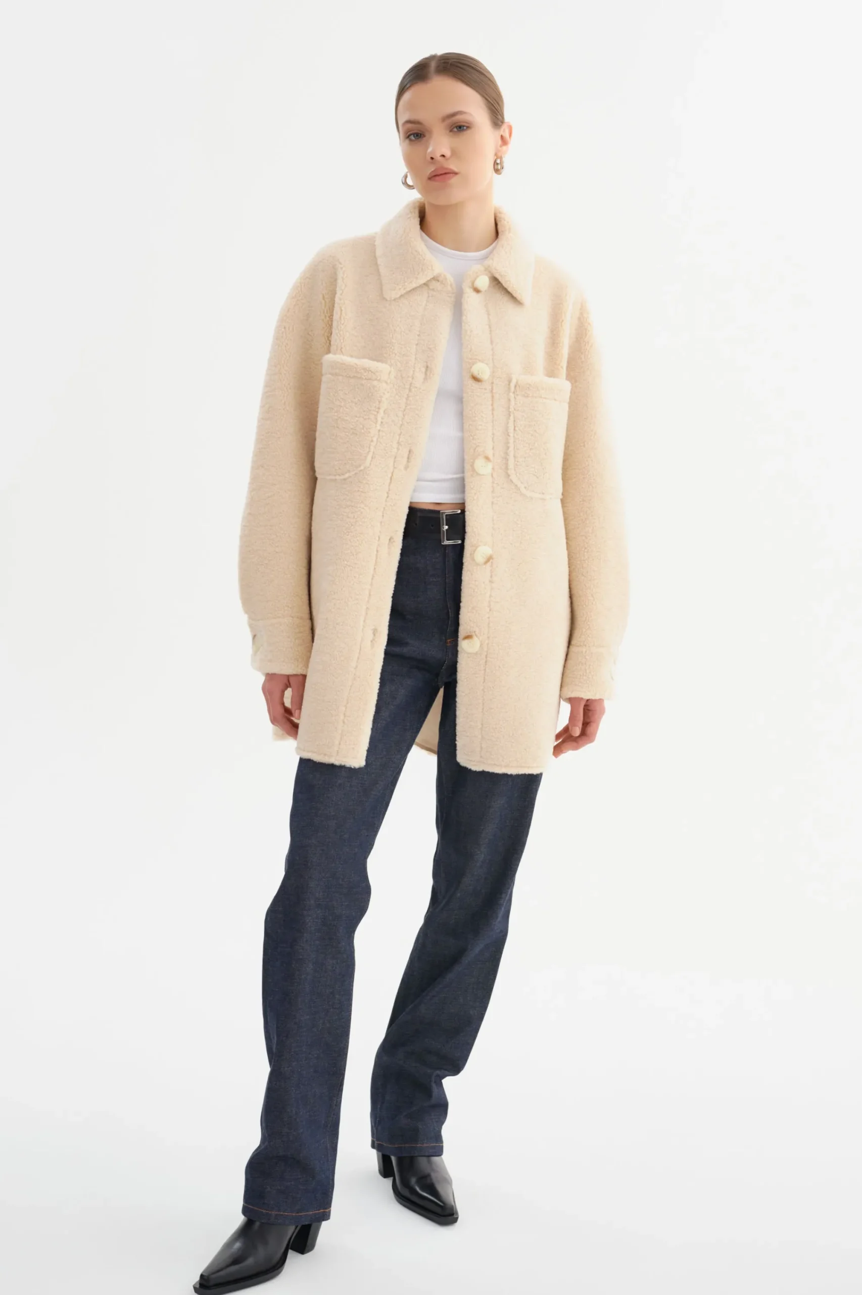 Store LAMARQUE KANE | Sherpa Shacket Beige