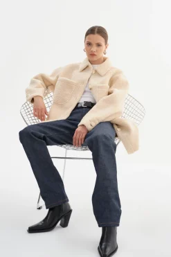 Store LAMARQUE KANE | Sherpa Shacket Beige