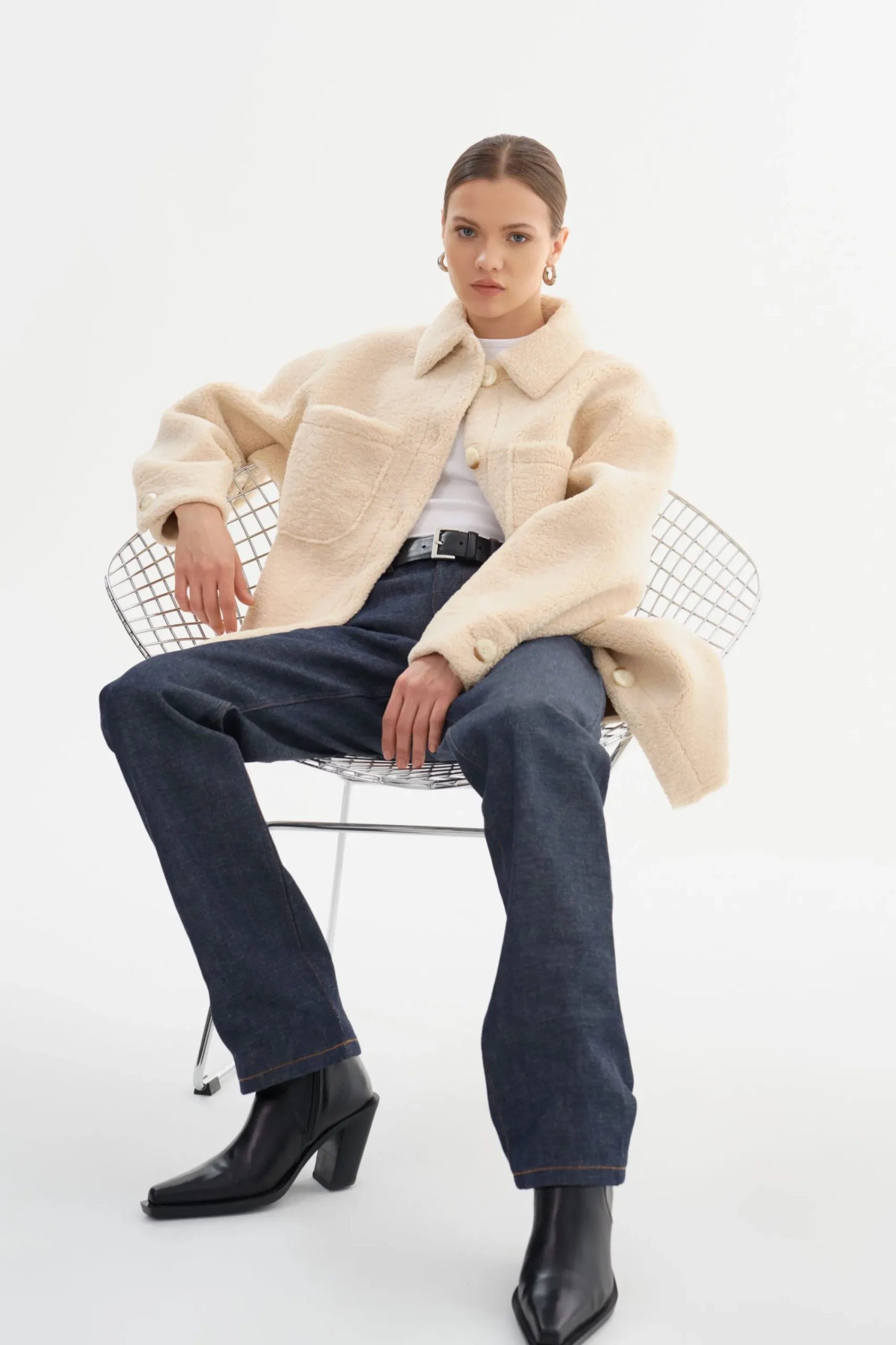 Store LAMARQUE KANE | Sherpa Shacket Beige