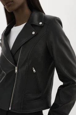 Hot LAMARQUE KELSEY | Leather Biker Jacket Black