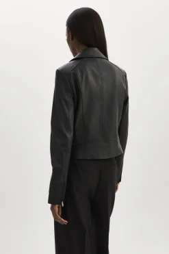 Hot LAMARQUE KELSEY | Leather Biker Jacket Black