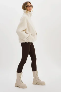New LAMARQUE KIM | Sherpa Jacket Off White