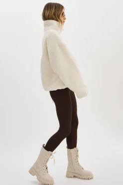 New LAMARQUE KIM | Sherpa Jacket Off White