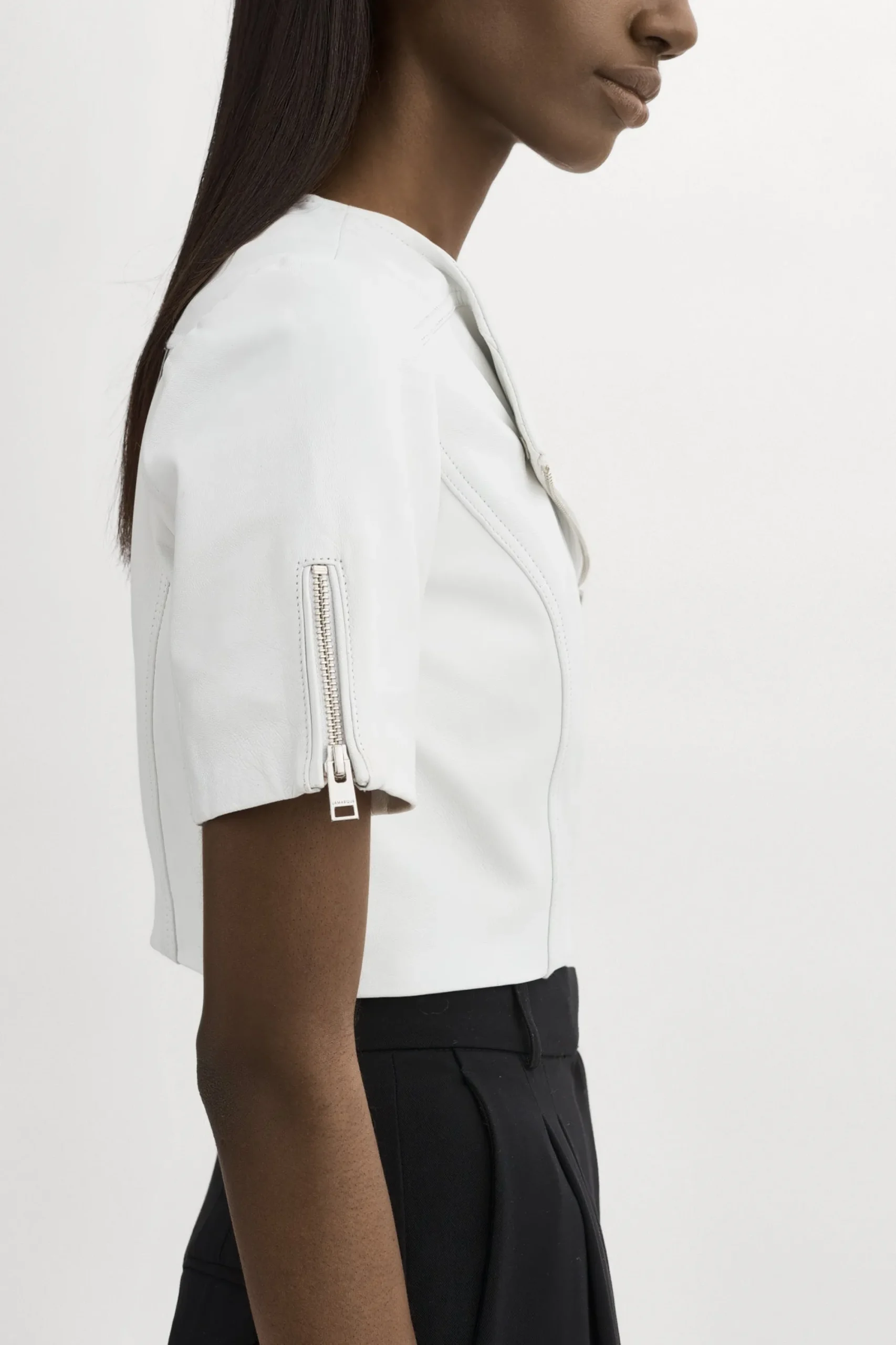 Cheap LAMARQUE KIRSI | Cropped Biker Jacket White