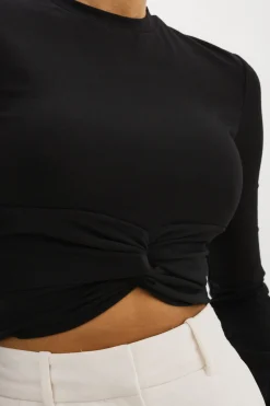 Online LAMARQUE KSENIA | Twist Top Black