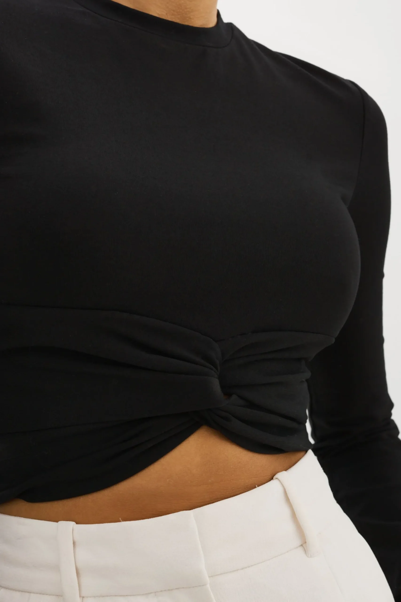 Online LAMARQUE KSENIA | Twist Top Black