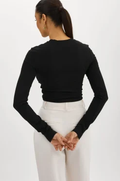 Online LAMARQUE KSENIA | Twist Top Black