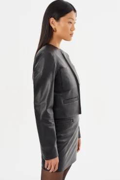 Discount LAMARQUE LINETTE | Leather Jacket Black