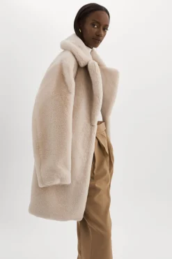 Cheap LAMARQUE LINNEA | Faux Fur C Oat