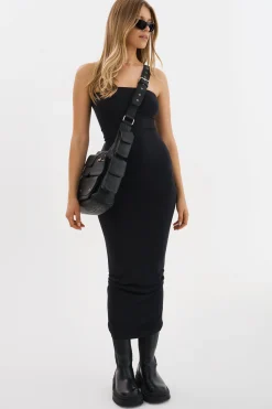 Fashion LAMARQUE LOLITA | Leather Cargo Bag Black