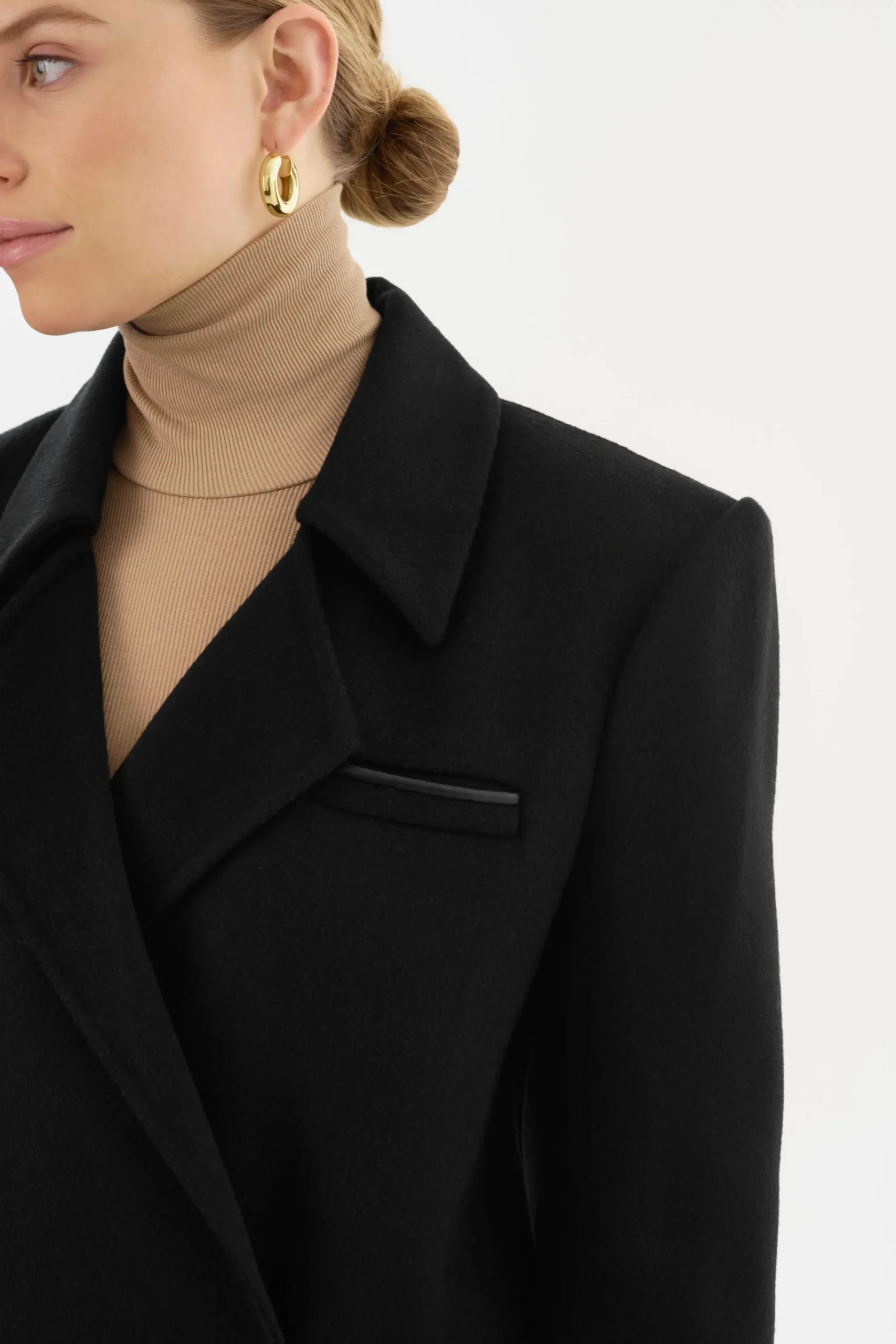 Discount LAMARQUE LORELEI | Double Face Wool Coat Black