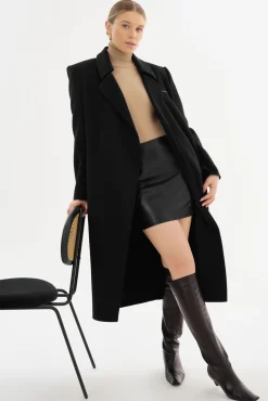 Discount LAMARQUE LORELEI | Double Face Wool Coat Black