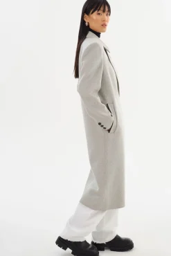 Sale LAMARQUE LORELEI | Double Face Wool Coat Light Grey