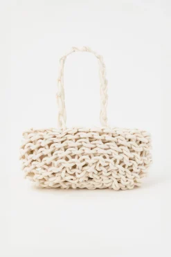 Discount LAMARQUE MALENA | Braided Shoulder Bag Bone
