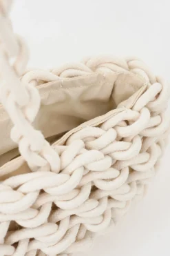 Discount LAMARQUE MALENA | Braided Shoulder Bag Bone