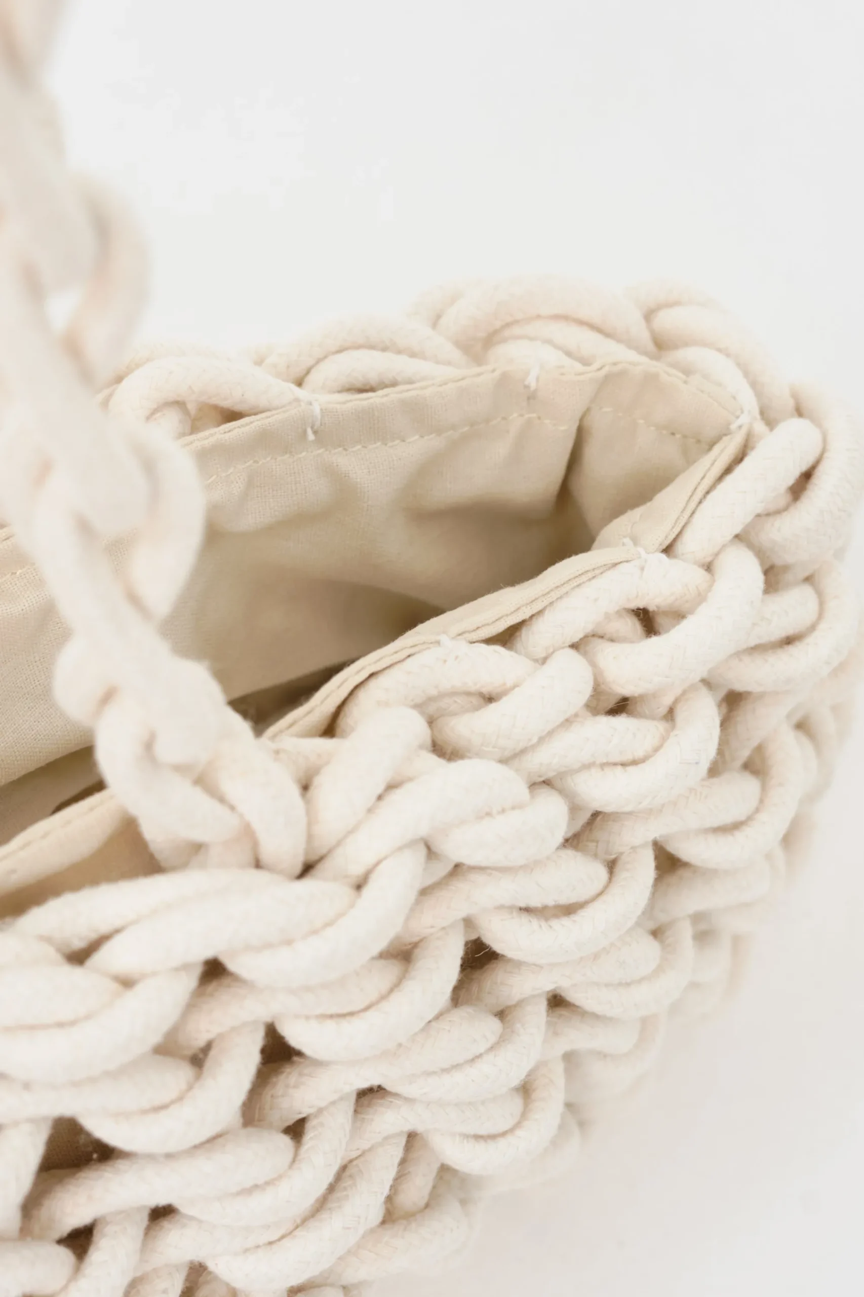 Discount LAMARQUE MALENA | Braided Shoulder Bag Bone