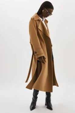 Store LAMARQUE MARGARET | Wool Trench Coat Camel