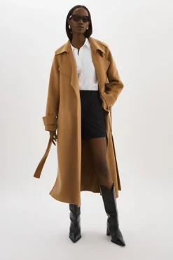 Store LAMARQUE MARGARET | Wool Trench Coat Camel