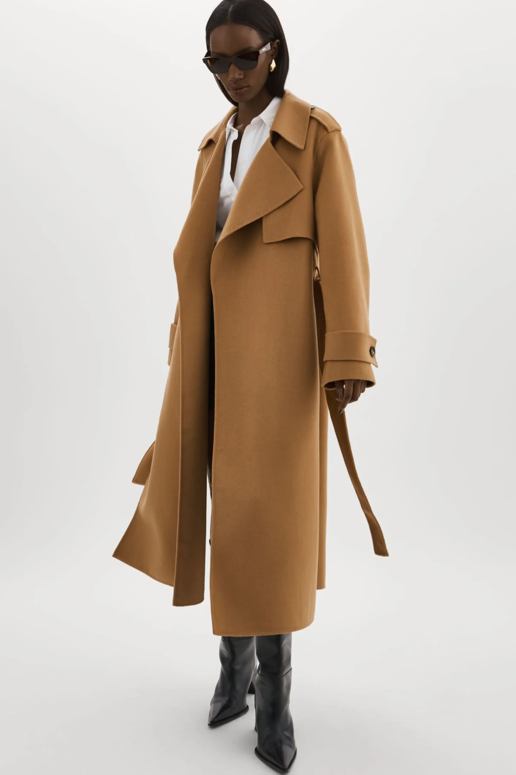 Store LAMARQUE MARGARET | Wool Trench Coat Camel