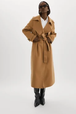 Store LAMARQUE MARGARET | Wool Trench Coat Camel