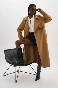 Store LAMARQUE MARGARET | Wool Trench Coat Camel