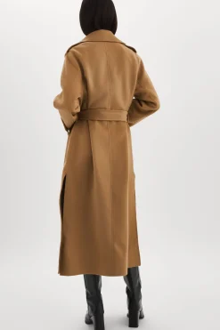 Store LAMARQUE MARGARET | Wool Trench Coat Camel