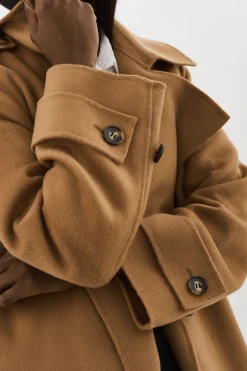 Store LAMARQUE MARGARET | Wool Trench Coat Camel