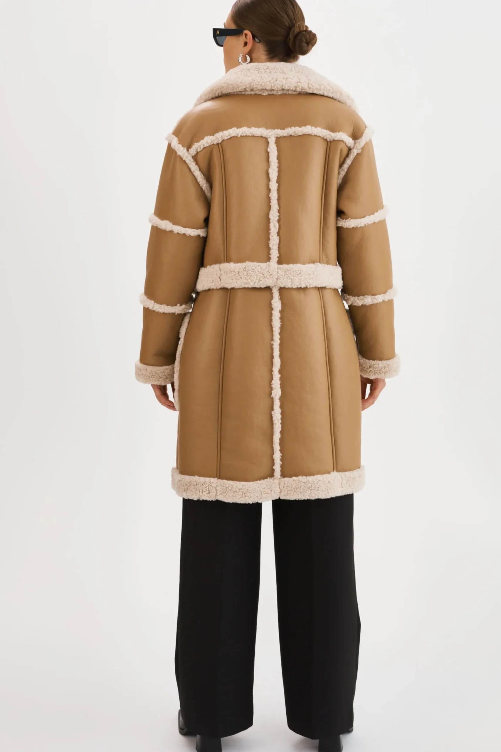 Best Sale LAMARQUE MARIANE | Detachable Faux Shearling Coat Biscuit
