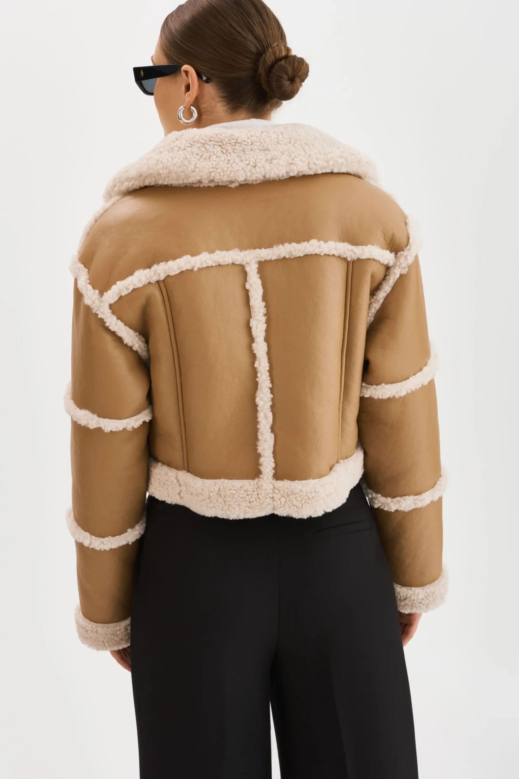 Best Sale LAMARQUE MARIANE | Detachable Faux Shearling Coat Biscuit