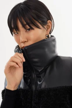 Store LAMARQUE MELICIA | Reversible Puffer Vest Black / Black
